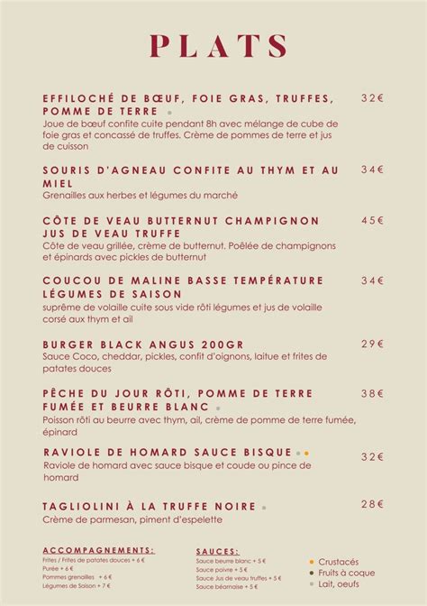 Toqqum from Bruxelles Menu .